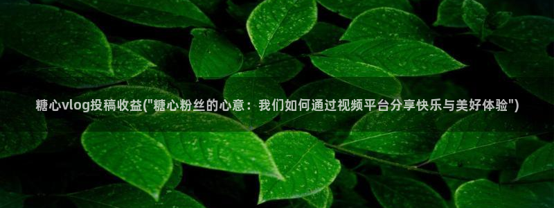 糖心vlgoav在线观看